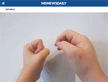 Tablet Screenshot of mdnewsdaily.com